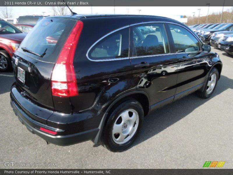 Crystal Black Pearl / Black 2011 Honda CR-V LX