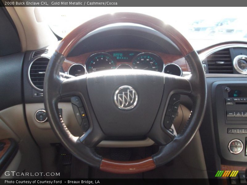 Gold Mist Metallic / Cashmere/Cocoa 2008 Buick Enclave CXL