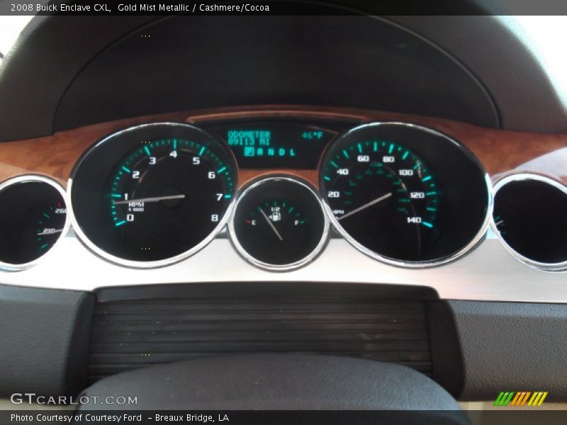 Gold Mist Metallic / Cashmere/Cocoa 2008 Buick Enclave CXL