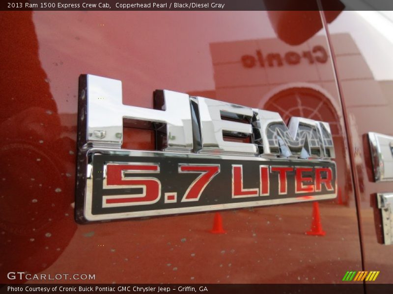 Copperhead Pearl / Black/Diesel Gray 2013 Ram 1500 Express Crew Cab