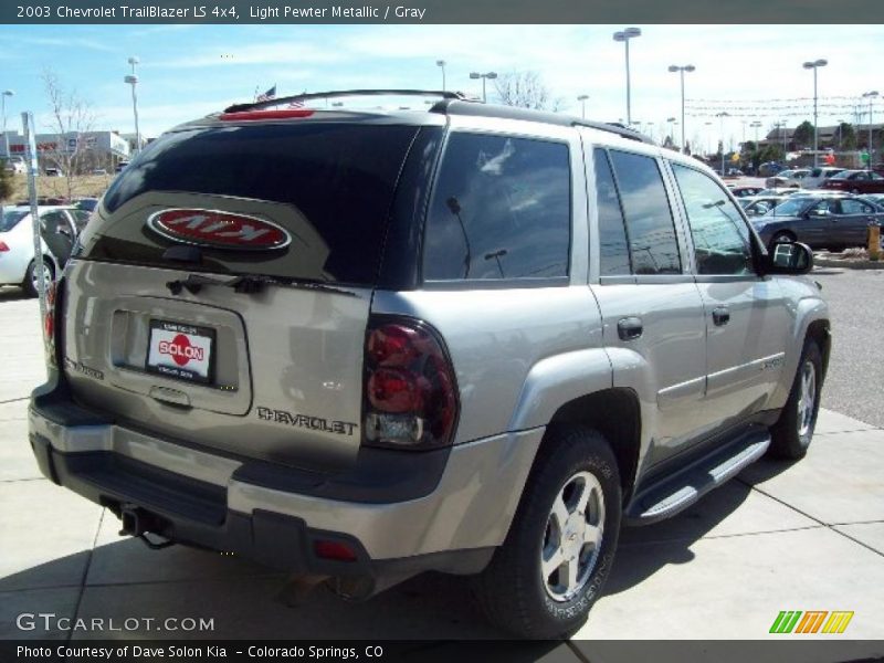 Light Pewter Metallic / Gray 2003 Chevrolet TrailBlazer LS 4x4