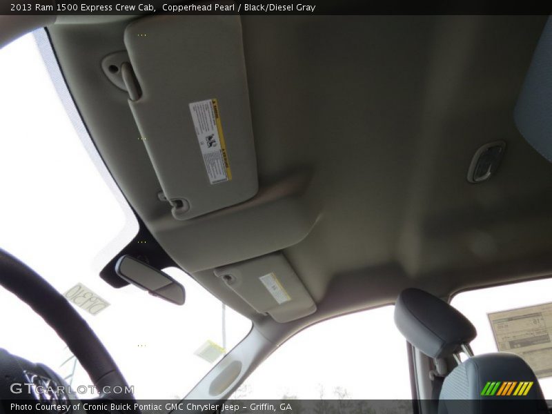 Copperhead Pearl / Black/Diesel Gray 2013 Ram 1500 Express Crew Cab