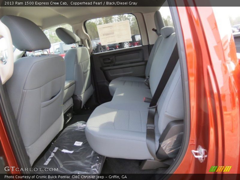 Copperhead Pearl / Black/Diesel Gray 2013 Ram 1500 Express Crew Cab