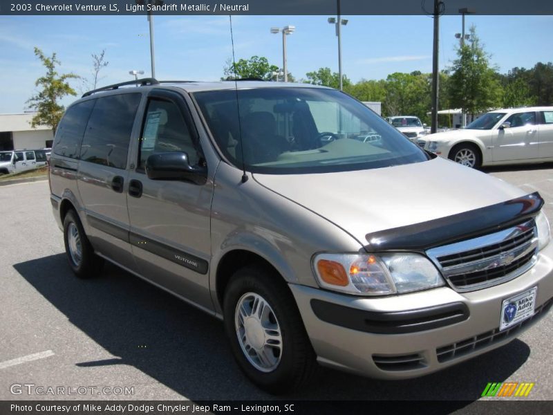 Light Sandrift Metallic / Neutral 2003 Chevrolet Venture LS