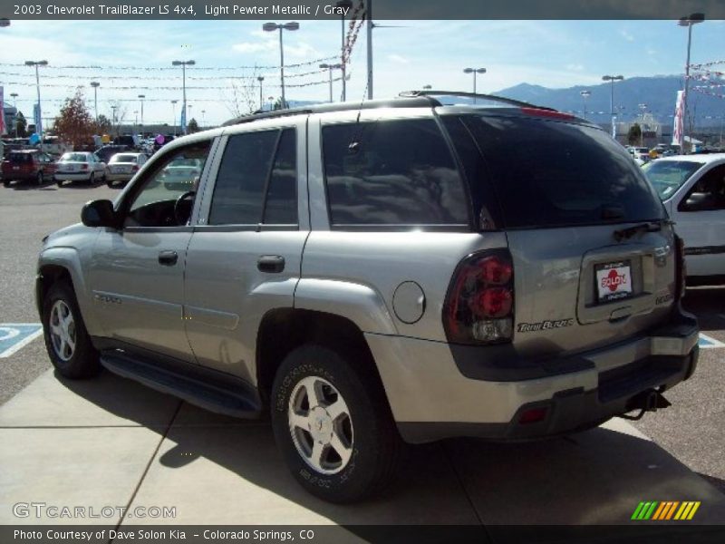 Light Pewter Metallic / Gray 2003 Chevrolet TrailBlazer LS 4x4