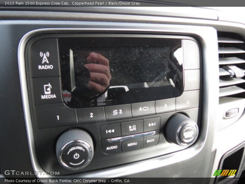 Copperhead Pearl / Black/Diesel Gray 2013 Ram 1500 Express Crew Cab