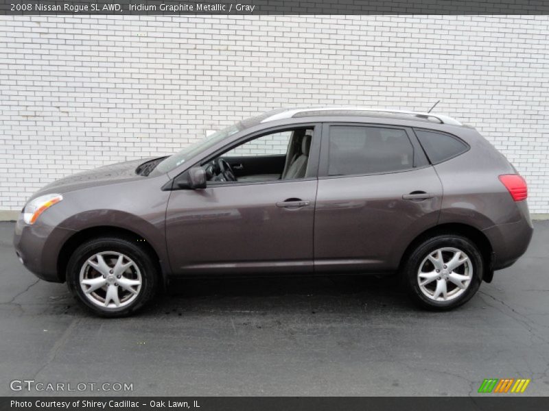 Iridium Graphite Metallic / Gray 2008 Nissan Rogue SL AWD