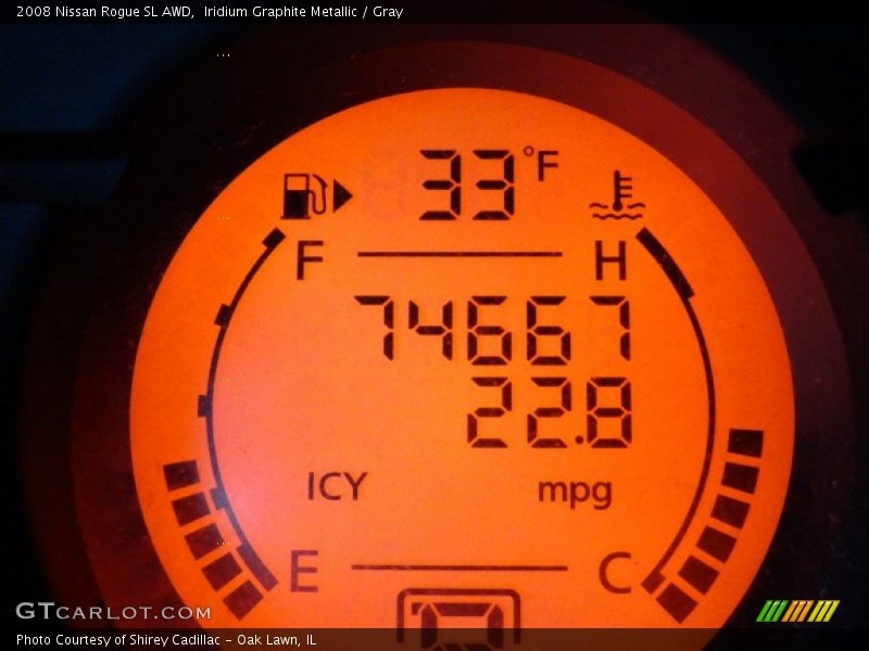 Iridium Graphite Metallic / Gray 2008 Nissan Rogue SL AWD