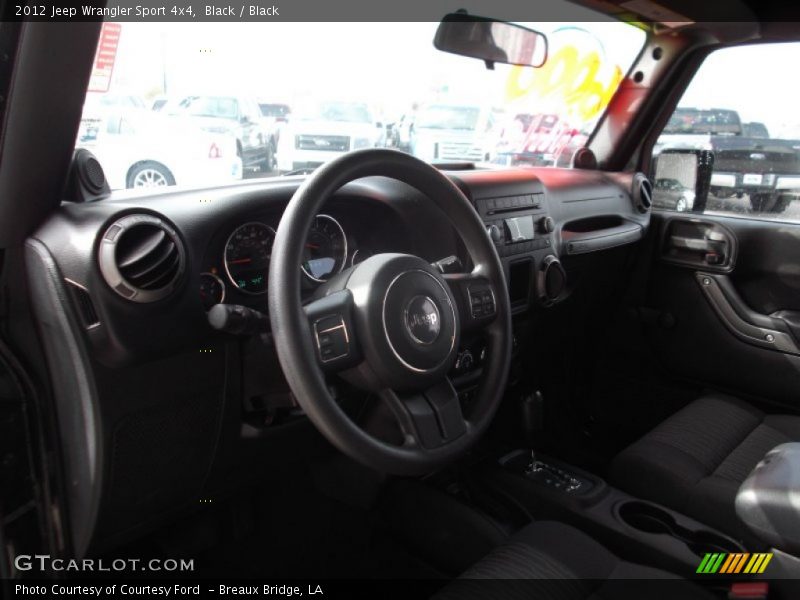 Black / Black 2012 Jeep Wrangler Sport 4x4