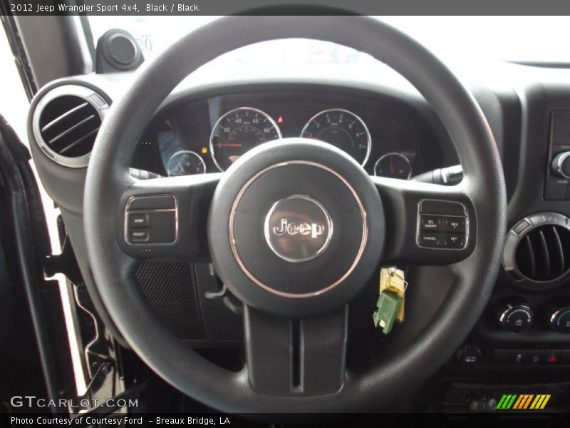Black / Black 2012 Jeep Wrangler Sport 4x4