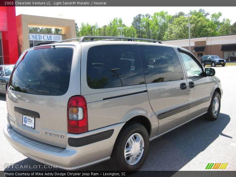 Light Sandrift Metallic / Neutral 2003 Chevrolet Venture LS