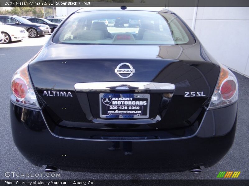 Super Black / Frost 2007 Nissan Altima 2.5 SL