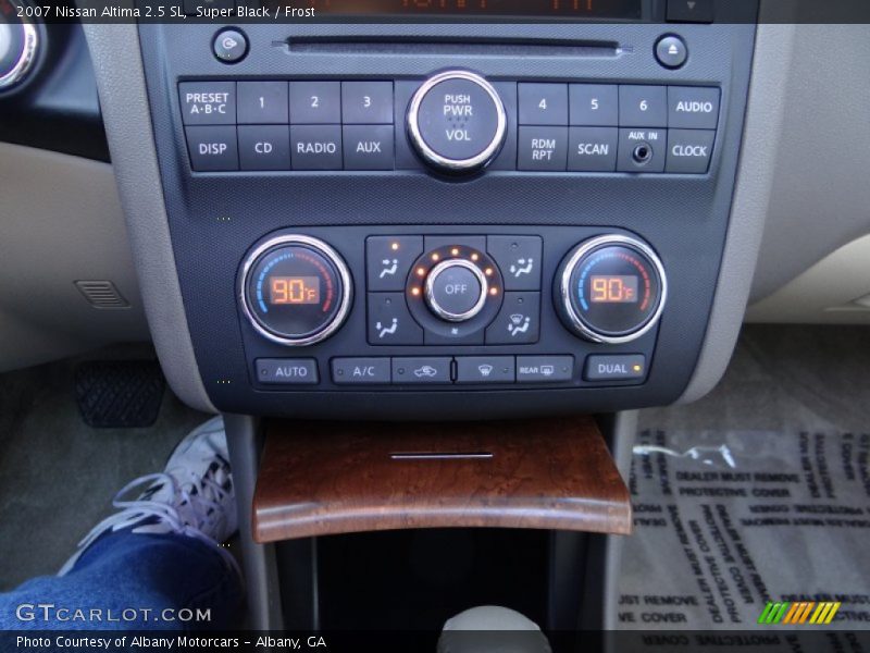 Super Black / Frost 2007 Nissan Altima 2.5 SL