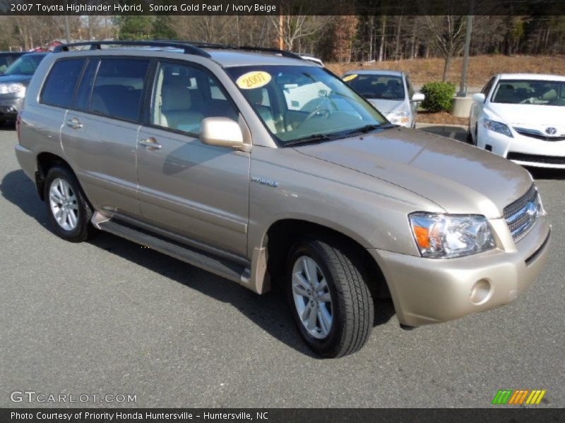  2007 Highlander Hybrid Sonora Gold Pearl