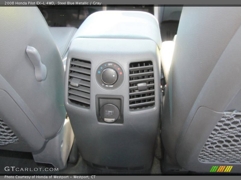 Steel Blue Metallic / Gray 2008 Honda Pilot EX-L 4WD