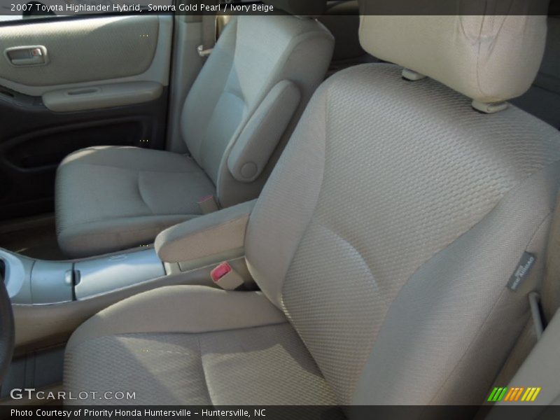 Sonora Gold Pearl / Ivory Beige 2007 Toyota Highlander Hybrid