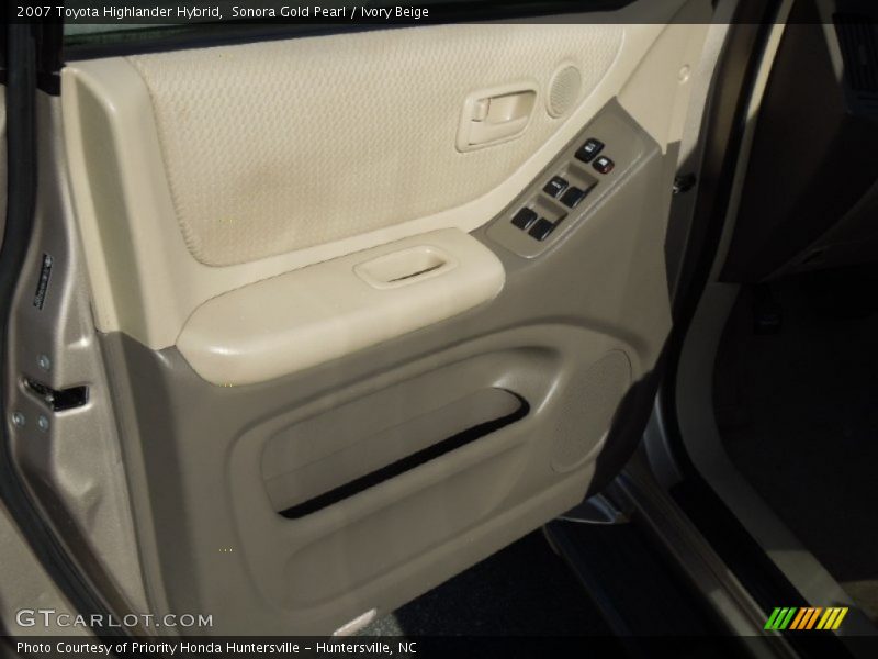 Sonora Gold Pearl / Ivory Beige 2007 Toyota Highlander Hybrid