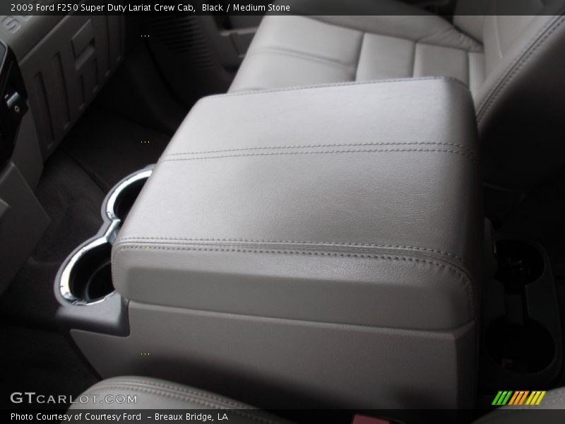 Black / Medium Stone 2009 Ford F250 Super Duty Lariat Crew Cab