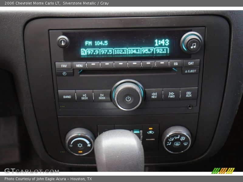 Silverstone Metallic / Gray 2006 Chevrolet Monte Carlo LT