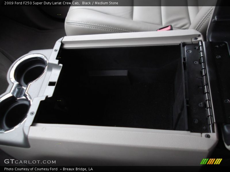 Black / Medium Stone 2009 Ford F250 Super Duty Lariat Crew Cab