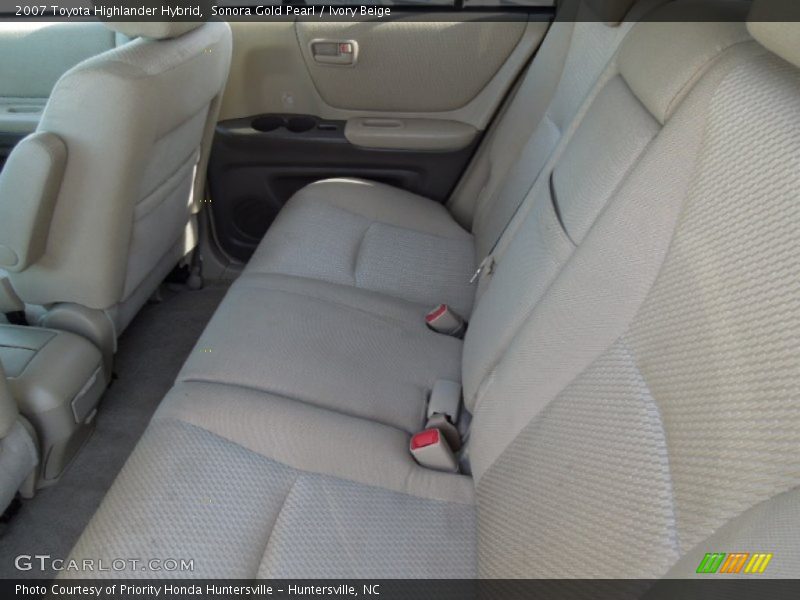 Sonora Gold Pearl / Ivory Beige 2007 Toyota Highlander Hybrid
