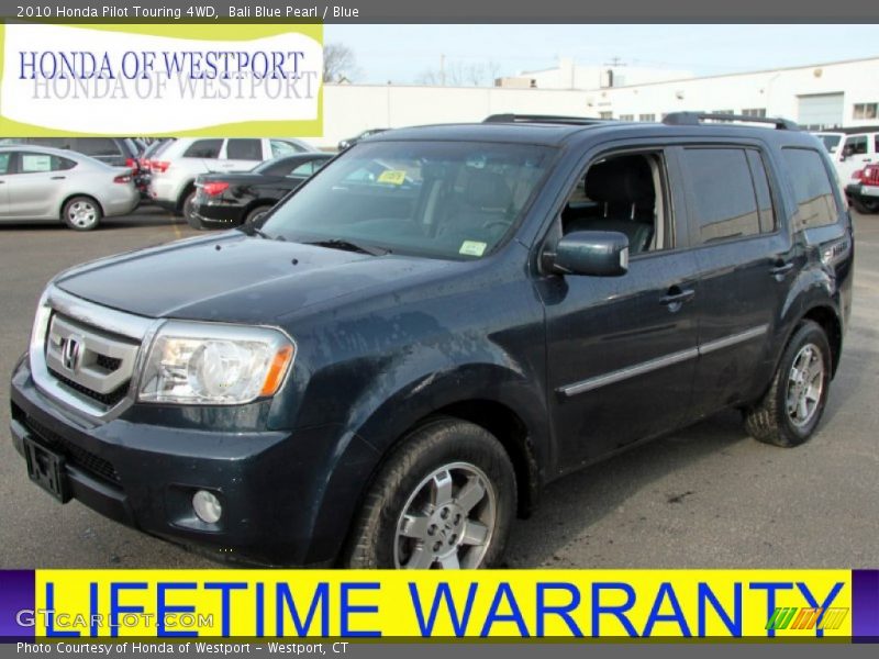 Bali Blue Pearl / Blue 2010 Honda Pilot Touring 4WD