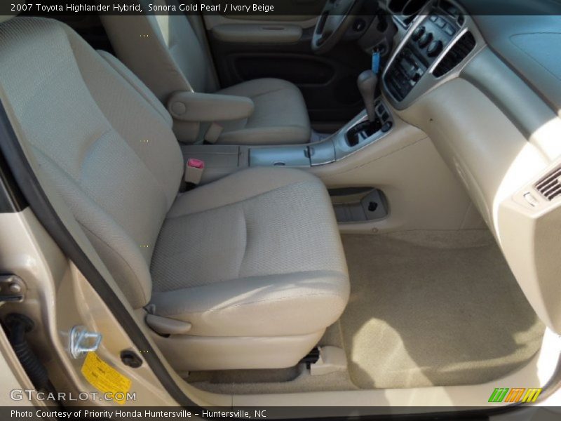 Sonora Gold Pearl / Ivory Beige 2007 Toyota Highlander Hybrid