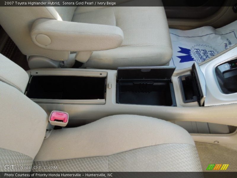 Sonora Gold Pearl / Ivory Beige 2007 Toyota Highlander Hybrid