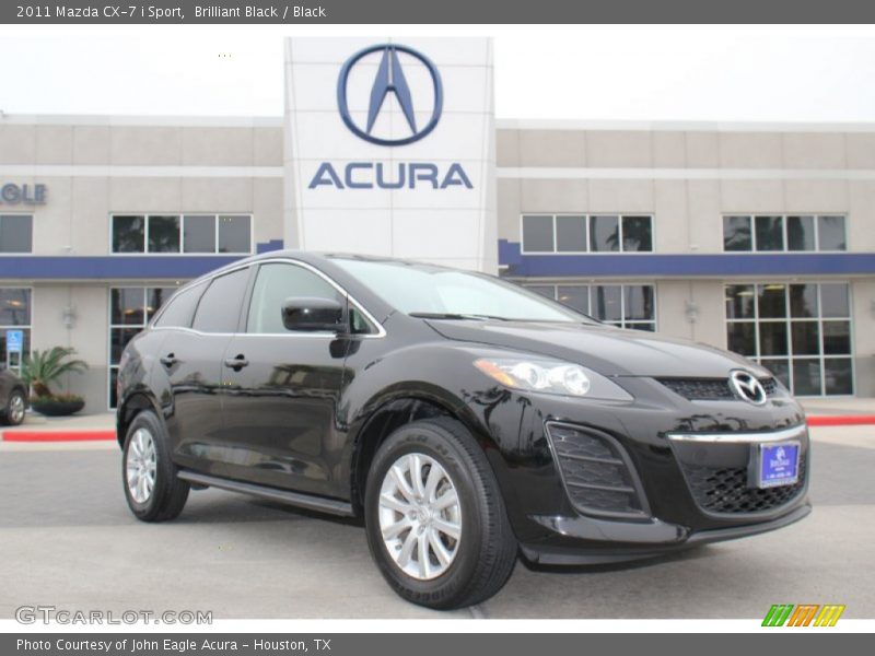 Brilliant Black / Black 2011 Mazda CX-7 i Sport