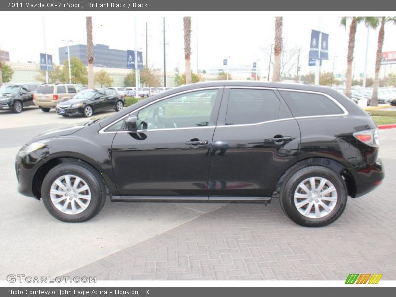 Brilliant Black / Black 2011 Mazda CX-7 i Sport