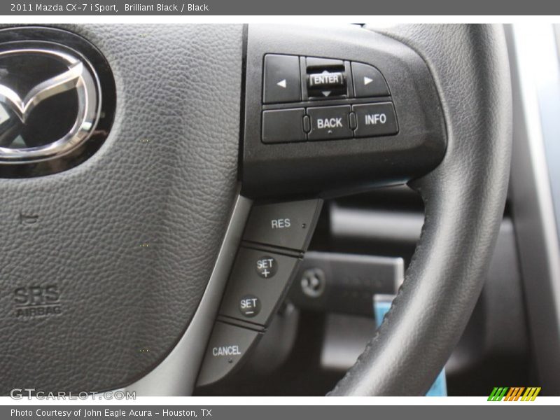 Brilliant Black / Black 2011 Mazda CX-7 i Sport