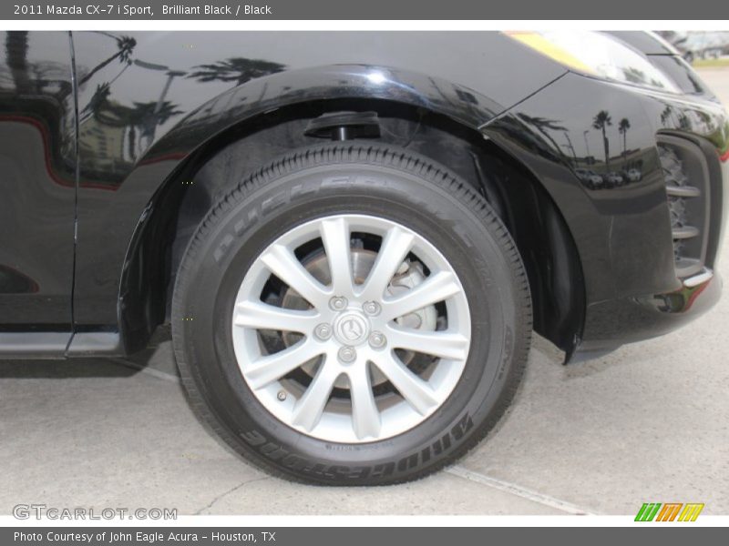 Brilliant Black / Black 2011 Mazda CX-7 i Sport