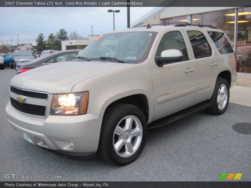 Gold Mist Metallic / Light Cashmere/Ebony 2007 Chevrolet Tahoe LTZ 4x4