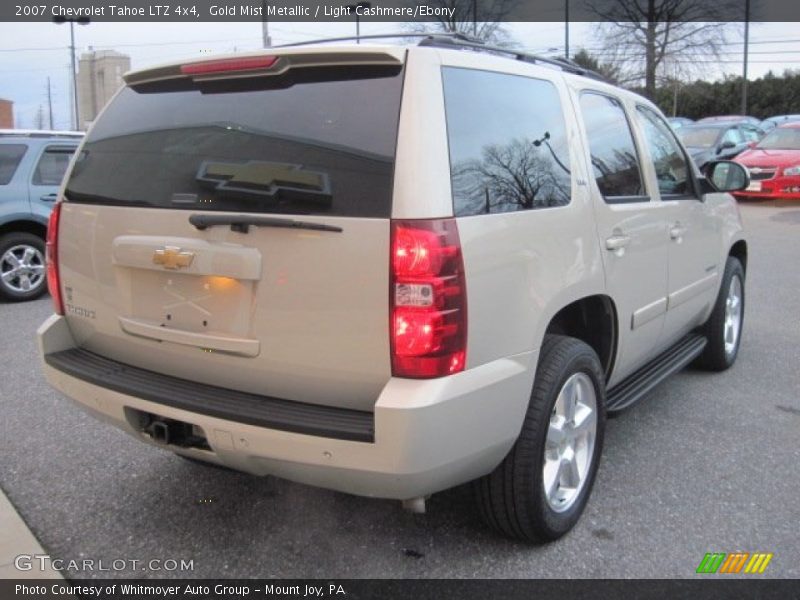 Gold Mist Metallic / Light Cashmere/Ebony 2007 Chevrolet Tahoe LTZ 4x4