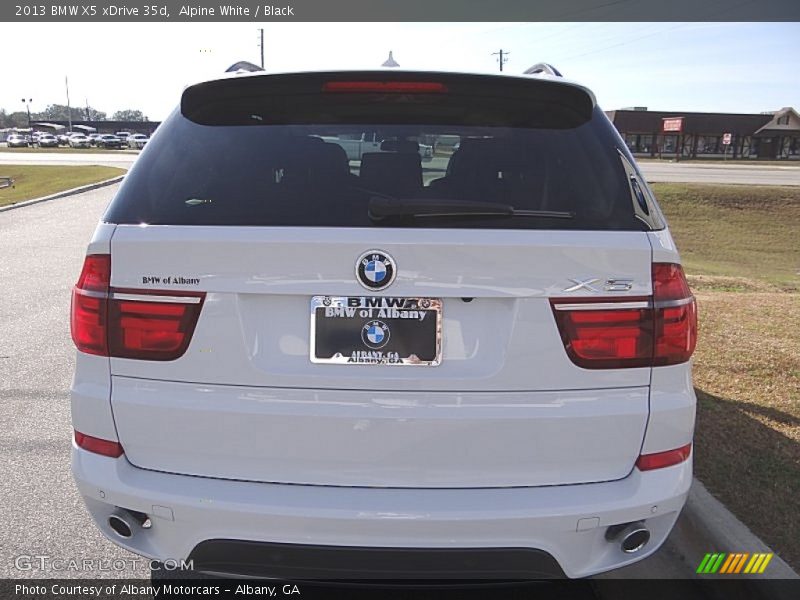 Alpine White / Black 2013 BMW X5 xDrive 35d