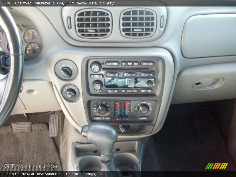 Light Pewter Metallic / Gray 2003 Chevrolet TrailBlazer LS 4x4