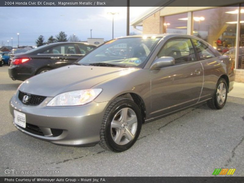 Magnesium Metallic / Black 2004 Honda Civic EX Coupe