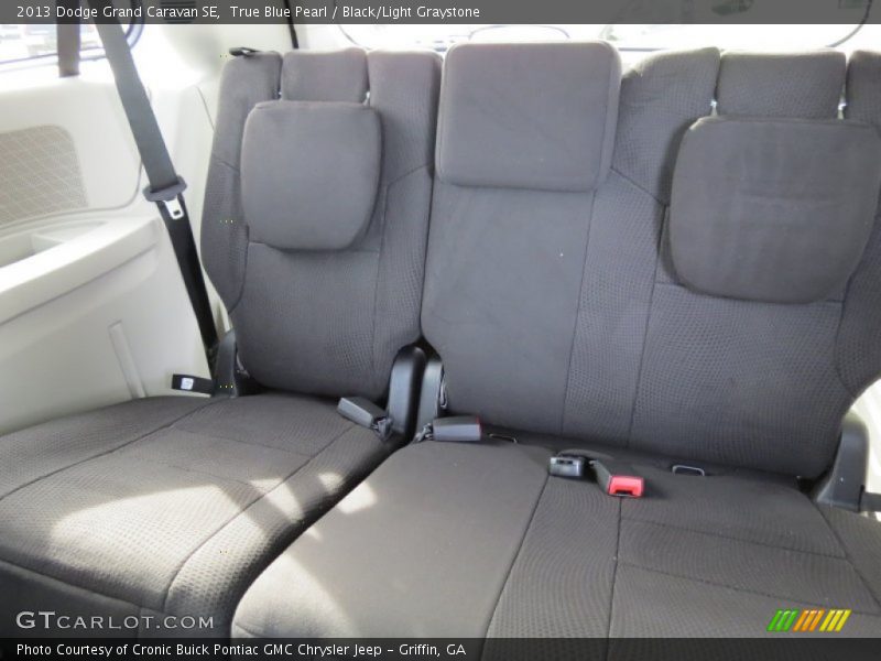 True Blue Pearl / Black/Light Graystone 2013 Dodge Grand Caravan SE