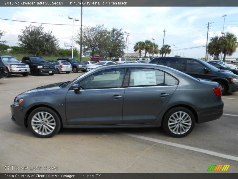 Platinum Gray Metallic / Titan Black 2013 Volkswagen Jetta SEL Sedan