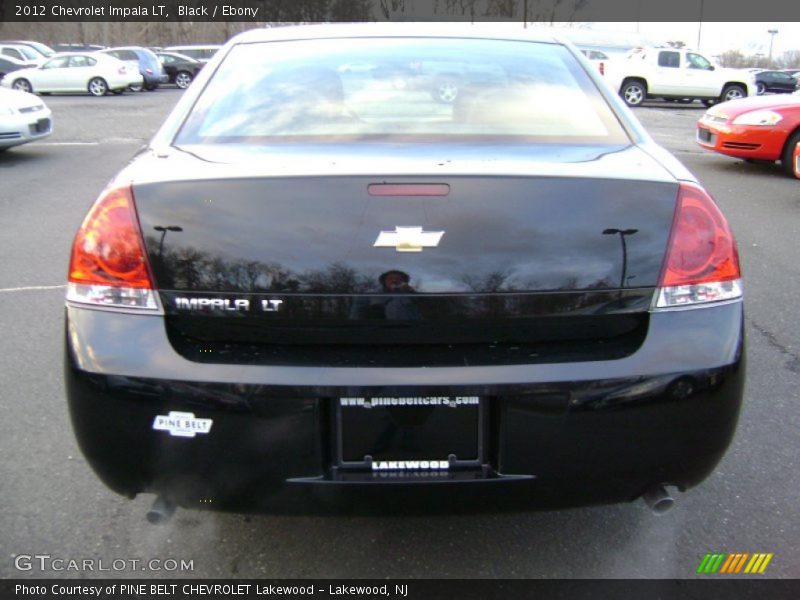 Black / Ebony 2012 Chevrolet Impala LT