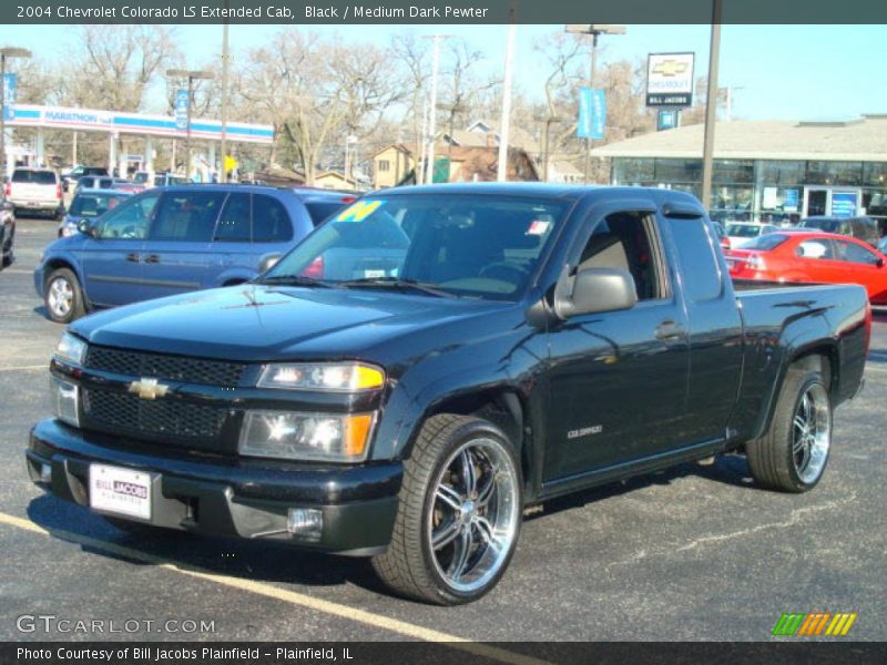 Black / Medium Dark Pewter 2004 Chevrolet Colorado LS Extended Cab