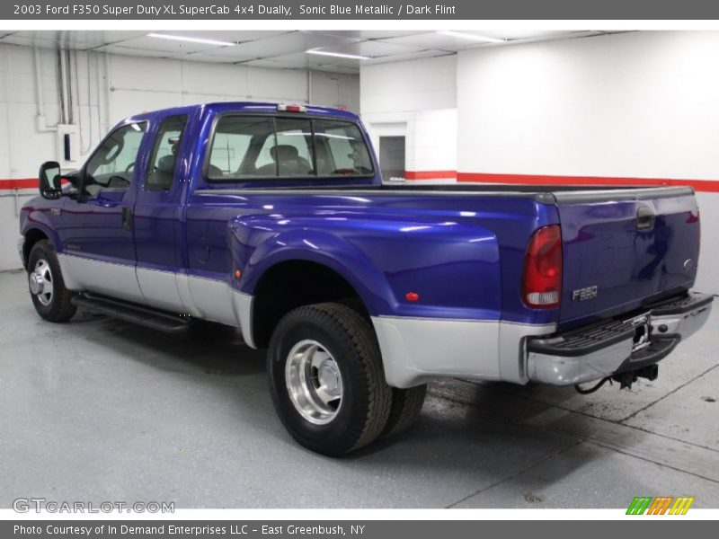  2003 F350 Super Duty XL SuperCab 4x4 Dually Sonic Blue Metallic