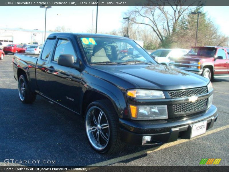 Black / Medium Dark Pewter 2004 Chevrolet Colorado LS Extended Cab