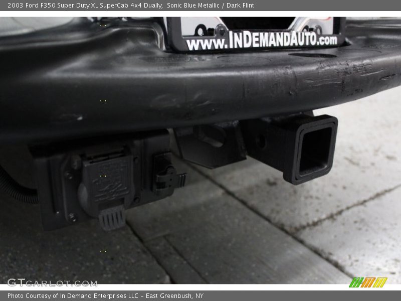 Sonic Blue Metallic / Dark Flint 2003 Ford F350 Super Duty XL SuperCab 4x4 Dually