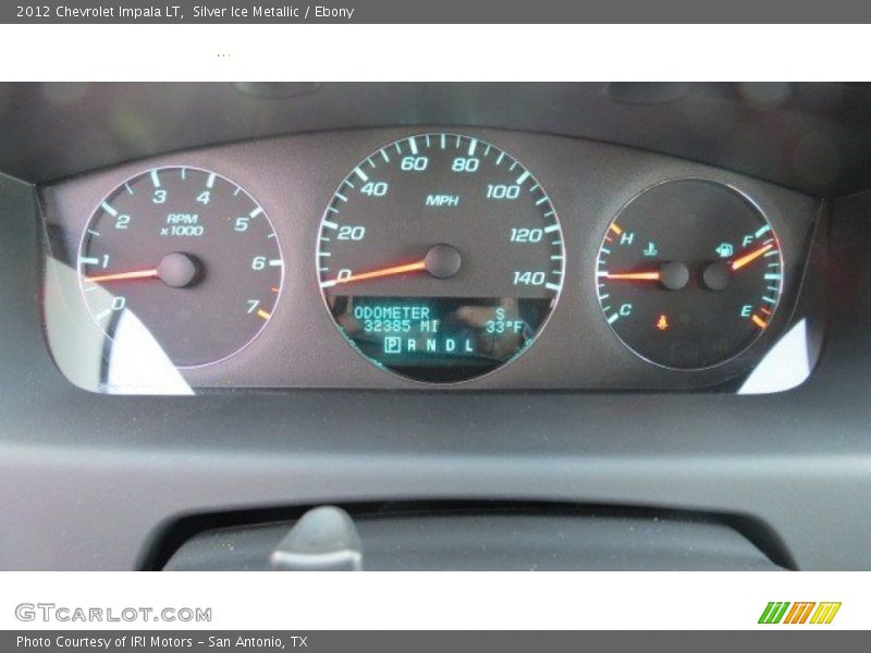 Silver Ice Metallic / Ebony 2012 Chevrolet Impala LT