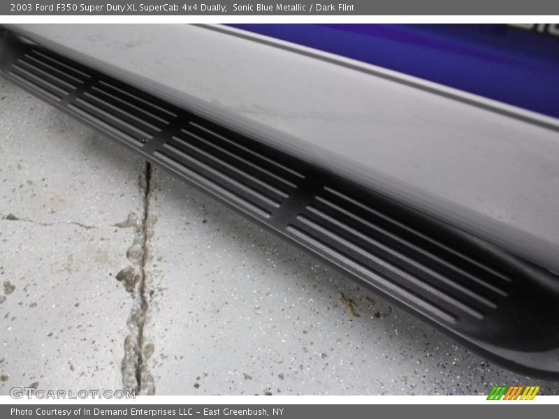 Sonic Blue Metallic / Dark Flint 2003 Ford F350 Super Duty XL SuperCab 4x4 Dually