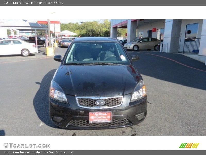 Midnight Black / Gray 2011 Kia Rio LX