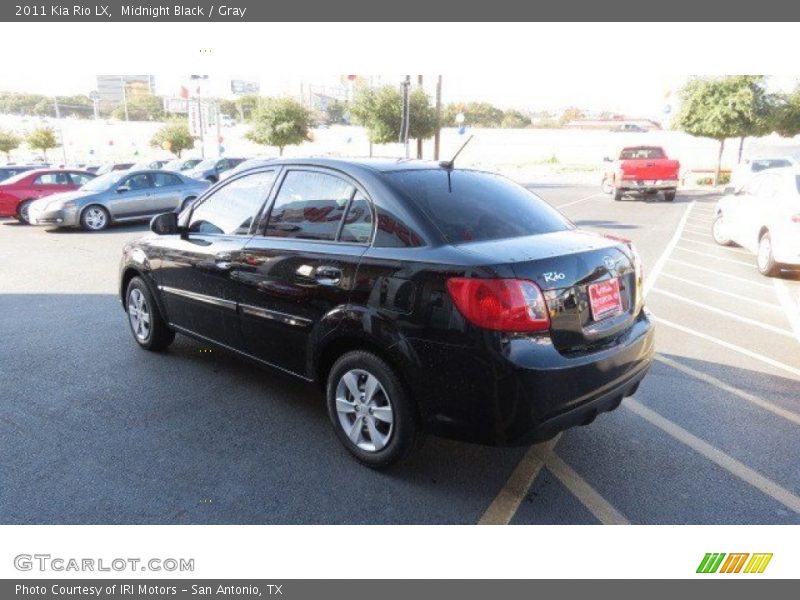 Midnight Black / Gray 2011 Kia Rio LX