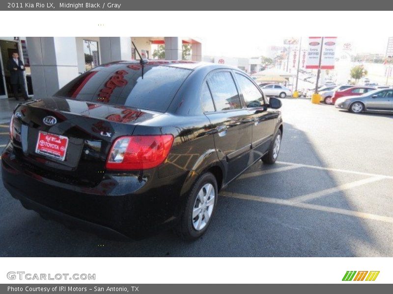 Midnight Black / Gray 2011 Kia Rio LX