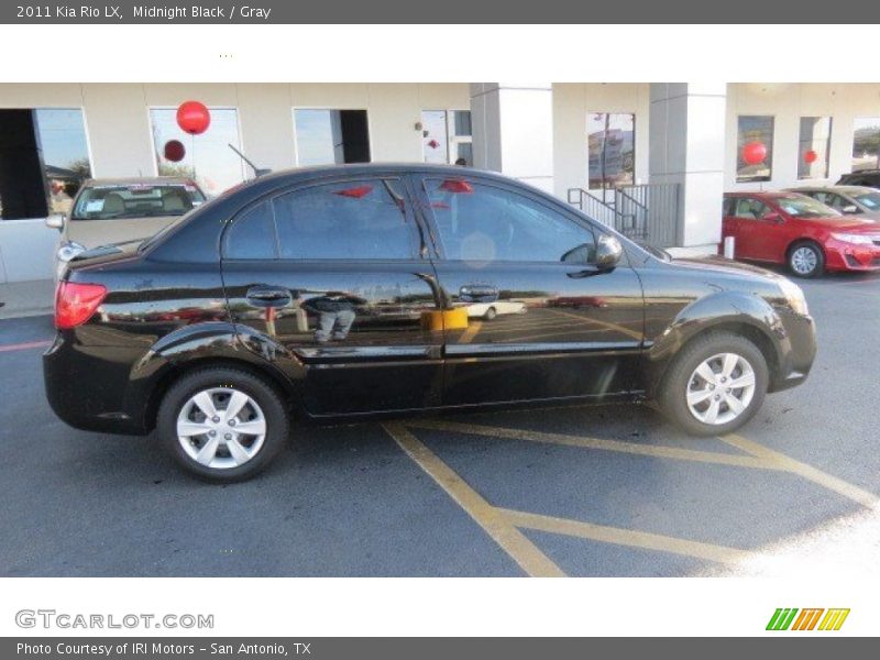 Midnight Black / Gray 2011 Kia Rio LX